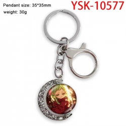 Toilet-bound Hanako-kun Anime double-sided crystal rotating gemstone keychain pendant price for 5 pcs