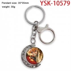 Toilet-bound Hanako-kun Anime double-sided crystal rotating gemstone keychain pendant price for 5 pcs