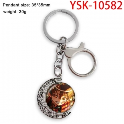 Toilet-bound Hanako-kun Anime double-sided crystal rotating gemstone keychain pendant price for 5 pcs