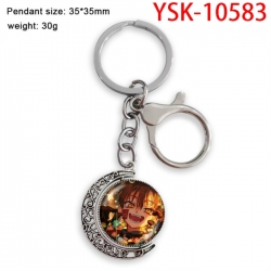 Toilet-bound Hanako-kun Anime double-sided crystal rotating gemstone keychain pendant price for 5 pcs