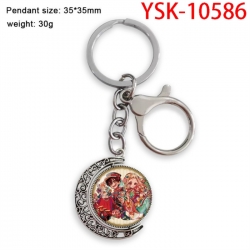 Toilet-bound Hanako-kun Anime double-sided crystal rotating gemstone keychain pendant price for 5 pcs