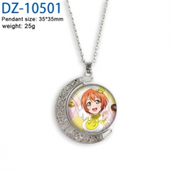 LoveLive Anime Double sided Crystal Rotating Gem Necklace price for 5 pcs