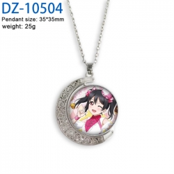 LoveLive Anime Double sided Crystal Rotating Gem Necklace price for 5 pcs
