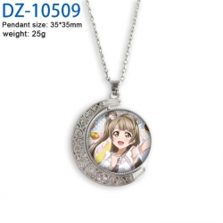 LoveLive Anime Double sided Crystal Rotating Gem Necklace price for 5 pcs