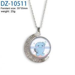 Pokemon Anime Double sided Crystal Rotating Gem Necklace price for 5 pcs
