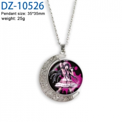 Dangan-Ronpa Anime Double sided Crystal Rotating Gem Necklace price for 5 pcs