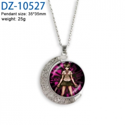 Dangan-Ronpa Anime Double sided Crystal Rotating Gem Necklace price for 5 pcs