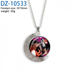 Dangan-Ronpa Anime Double sided Crystal Rotating Gem Necklace price for 5 pcs