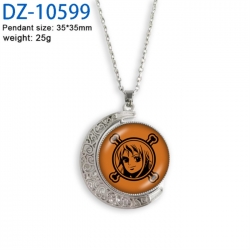 One Piece Anime Double sided Crystal Rotating Gem Necklace price for 5 pcs