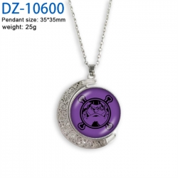 One Piece Anime Double sided Crystal Rotating Gem Necklace price for 5 pcs