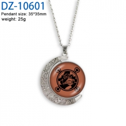 One Piece Anime Double sided Crystal Rotating Gem Necklace price for 5 pcs
