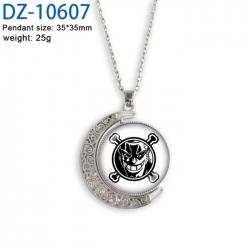 One Piece Anime Double sided Crystal Rotating Gem Necklace price for 5 pcs
