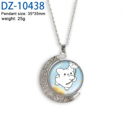 Hanamaru Anime Double sided Crystal Rotating Gem Necklace price for 5 pcs