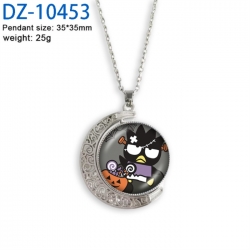 BAD BADTZ-MARU Anime Double sided Crystal Rotating Gem Necklace price for 5 pcs
