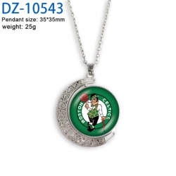 Basketball Anime Double sided Crystal Rotating Gem Necklace price for 5 pcs