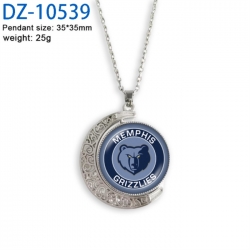 Basketball Anime Double sided Crystal Rotating Gem Necklace price for 5 pcs