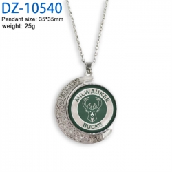 Basketball Anime Double sided Crystal Rotating Gem Necklace price for 5 pcs