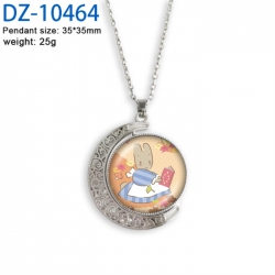 Sanrio Anime Double sided Crystal Rotating Gem Necklace price for 5 pcs