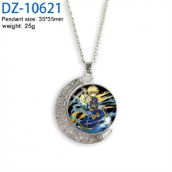 HunterXHunter Anime Double sided Crystal Rotating Gem Necklace price for 5 pcs