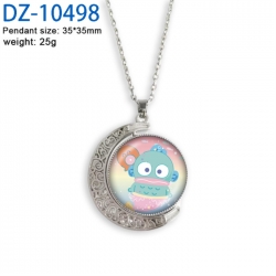 Sanrio Anime Double sided Crystal Rotating Gem Necklace price for 5 pcs