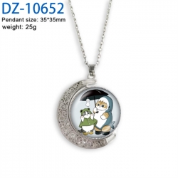 SharkCat Anime Double sided Crystal Rotating Gem Necklace price for 5 pcs