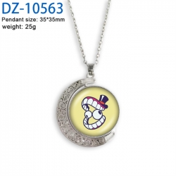 The Amazing Digital Circus Anime Double sided Crystal Rotating Gem Necklace price for 5 pcs