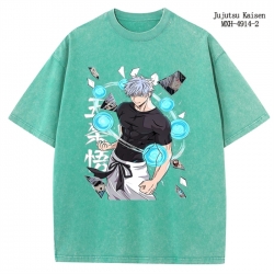 Jujutsu Kaisen Anime peripheral pure cotton washed and worn T-shirt from S to 2XL