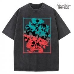 Jujutsu Kaisen Anime peripheral pure cotton washed and worn T-shirt from S to 2XL