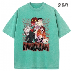 DANDADAN Anime peripheral pure cotton washed and worn T-shirt from S to 2XL