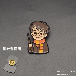 Harry Potter Anime cartoon metal brooch  price for 5 pcs 