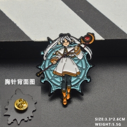 Frieren: Beyond Journey's  Anime cartoon metal brooch  price for 5 pcs 