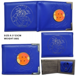 DRAGON BALL Spiderman  Hardware PU wallet short two-fold wallet 9.5X23CM 86G