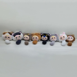 Cat Fairy&zwnj; Animation peripheral plush toy doll pendant 10CM a set of 8