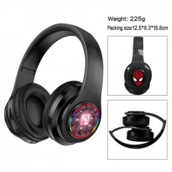 Hello-Kitty Anime Print Foldable Over-Ear Bluetooth Headphones 12.5x8.3x18.8cm
