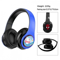 Hello-Kitty Anime Print Foldable Over-Ear Bluetooth Headphones 12.5x8.3x18.8cm
