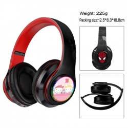 Hello-Kitty Anime Print Foldable Over-Ear Bluetooth Headphones 12.5x8.3x18.8cm