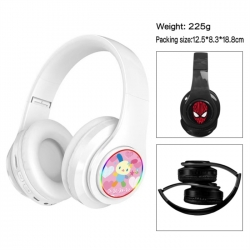 Sanrio Anime Print Foldable Over-Ear Bluetooth Headphones 12.5x8.3x18.8cm