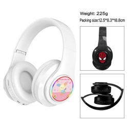 Sanrio Anime Print Foldable Over-Ear Bluetooth Headphones 12.5x8.3x18.8cm