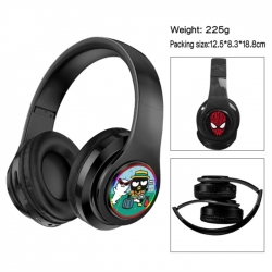 BAD BADTZ-MARU Anime Print Foldable Over-Ear Bluetooth Headphones 12.5x8.3x18.8cm