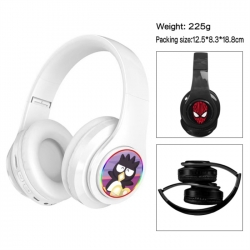 BAD BADTZ-MARU Anime Print Foldable Over-Ear Bluetooth Headphones 12.5x8.3x18.8cm