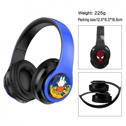 Miffy Anime Print Foldable Over-Ear Bluetooth Headphones 12.5x8.3x18.8cm