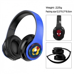 Miffy Anime Print Foldable Over-Ear Bluetooth Headphones 12.5x8.3x18.8cm
