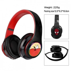 Miffy Anime Print Foldable Over-Ear Bluetooth Headphones 12.5x8.3x18.8cm