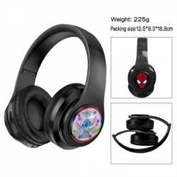 Lilo & Stitch Anime Print Foldable Over-Ear Bluetooth Headphones 12.5x8.3x18.8cm