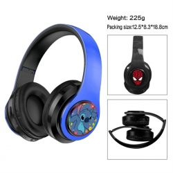 Lilo & Stitch Anime Print Foldable Over-Ear Bluetooth Headphones 12.5x8.3x18.8cm