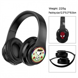 SNOOPY Anime Print Foldable Over-Ear Bluetooth Headphones 12.5x8.3x18.8cm