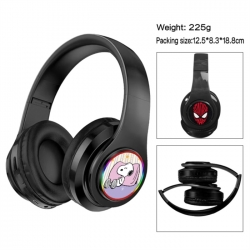 SNOOPY Anime Print Foldable Over-Ear Bluetooth Headphones 12.5x8.3x18.8cm
