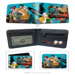 SAKAMOTO DAYS 3D concave convex two fold short card wallet wallet wallet 11X9.5X2cm 65G