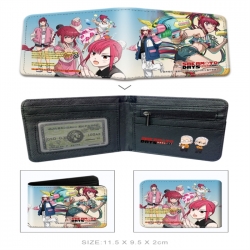 SAKAMOTO DAYS 3D concave convex two fold short card wallet wallet wallet 11X9.5X2cm 65G