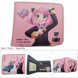 SPY×FAMILY 3D concave convex two fold short card wallet wallet wallet 11X9.5X2cm 65G